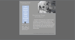 Desktop Screenshot of knowingdogs.com